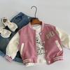 Roupas Infantis Mai Bao 2026 Outono Novo Jaqueta Baseball Urso Paddington para Meninos e Meninas Roupa de Outono para Bebês Atacado