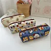 Estuche de Algodón Floral Hecho a Mano Lindo de Nicho para Gato, Perro y Oso, Bolsa de Papelería Estudiantil de Gran Capacidad, Producción y Venta Propia, Venta al por Mayor de Fábrica