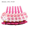 Spot Popular en Amazon Decoración de Cumpleaños Suministros para Fiestas Guirnalda Decoración de Cumpleaños para Perros Globo de Huella de Perro