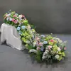 Arreglos florales para fiestas de cumpleaños, flores de mesa tipo cascada, guirnaldas de flores colgantes, exhibiciones decorativas para ventanas, arreglos florales colgantes, flores para decoración de bodas y compromisos