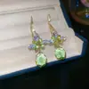 Brincos Pingente Floco de Neve com Zircônia Agulha de Prata Brincos de Tarraxa de Luxo Alto Estilo Coreano Versáteis Brincos de Temperamento para Mulheres