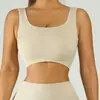 Amazon Clásico Sujetador Deportivo de Yoga Fitness con Roscas y Almohadilla en el Pecho Elástico Sexy con Cuello en U Ropa Interior Deportiva Sujetador