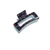 Pinza de Garra Mate de 6.5 cm Cuadrada Rectangular Pinza Sencilla Elegante Pasador para Recogido Grande Pinza de Tiburón Accesorio