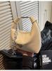 Bolso de Alta Gama Transfronterizo para Mujer Primavera y Verano 2025 Nueva Moda Versátil Bolso de Hombro Cruzado Estilo Coreano Bolso Dumpling para Mujer