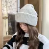 Gorro de Punto para Mujer Otoño e Invierno, Estilo Coreano, Engrosado, Cálido, Versátil, Adecuado para Estudiantes, Gorro de Moda para Compras