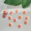 Explosões de TikTok Tie-Dye Flor Lateral Rosa Arte de Unha Joias Misturadas Ins Puro Quer Usar Acessórios de Arte para Unhas Material para Arte de Unha