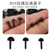Muñeca DIY Piernas Rectas Nariz Triangular Ojos Ovalados Ojos de Frijol Negro Recto Ojos de Muñeca Nariz Accesorios Hechos a Mano