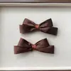 Accesorios de Tela con Lazo Tridimensional Estilo Británico Ropa de Muñeca DIY Fundas para Teléfono Zapatos Calcetines Bolsos Accesorios para el Cabello Pinzas para el Cabello Accesorios