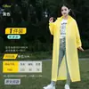 Impermeable y poncho desechables, estilo largo, protección de cuerpo completo contra lluvia intensa, engrosados para hombres y mujeres, adecuados para viajes al aire libre, portátiles para senderismo