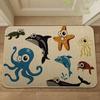 Tapetes de baño japoneses, Tapetes antideslizantes para puerta de baño, Tapetes de lino, Tapetes de entrada para puerta principal, Alfombras para el hogar