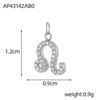 Amazon Caliente Doce Constelaciones DIY Acero Inoxidable Europeo y Americano Lujo Ligero Simple Moda Micro Diamante Accesorios Al Por Mayor