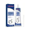 Pegamento Adhesivo Transparente Impermeable para Ropa Jakehoe, Pegamento Adhesivo Resistente a la Temperatura y Lavable para Tela de Ropa de Mezclilla
