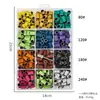 Cabezales Pulidores de Uñas Populares Anillos de Lijado en una Caja, Anillos de Lijado con Ejes para Anillos de Lijado, Anillos de Lijado de Colores, Anillos de Lijado de Diamante