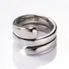 Comercio exterior transfronterizo al por mayor anillo para mujer diseño simple espiral enrollada japonés y coreano sentido de diseño nicho estilo frío pulsera