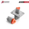 DT04-3P-L012 Conector de carro Dechi com flange à prova d'água Conector Plugue de chicote de fiação de acoplamento de 3 furos
