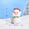 Nuevo Papá Noel lindo muñeco de nieve micro paisajismo DIY decoración de bonsái decoración de nieve león marino decoración de Navidad