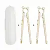 Palillos de Entrenamiento para Bebés de 3-6 Años, Palillos de Aprendizaje con Rebote Automático, Anticaídas, Antideslizantes, Palillos de Práctica Boca de Tigre para Uso en Casa