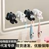 Lindo Soporte de Pared para Inodoro de Dibujos Animados para Almacenamiento de Cepillos de Dientes Eléctricos, Montado en la Pared sin Perforaciones, Soporte para Cepillos de Dientes con Ventosa para Niños