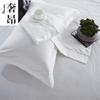 Funda de almohada para habitación de invitados de algodón puro blanco Hotel Express Hotel Lisa Todo blanco 60S Funda de almohada cifrada Fabricantes