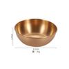 Dropshipping Transfronterizo Temu Plato Redondo Pequeño de Acero Inoxidable Estilo Japonés Dorado Plato para Condimentos de Salsa Cocina Plato para Salsa para Mojar
