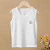 Chaleco de seda de hielo para niños y niñas, camiseta sin mangas con base de dibujos animados de personajes I, para niños pequeños y medianos, novedad de verano de 24 años