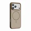 Funda Protectora Anticaídas Apple 17Pro Transfronteriza Funda Oficial de Teléfono Móvil de TPU Magnética Iphone15 Color Puro 16 Funda para Teléfono Móvil