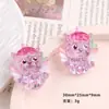 Accesorios de resina de dibujos animados para manualidades joyería transfronteriza destello fino accesorio de pinza para el pelo de crema de caballo único funda de teléfono móvil hebilla de zapato