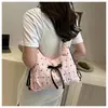 2025 Verano Lunares Nuevo Estilo Coreano Simple Casual Estilo Occidental Moderno Bolso de Hombro Único para Mujer