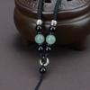 Pingente de Jade Pingente de Jade Pingente de Jade Cordão de Pescoço Colar Corda Pingente Grosso Pingente com Corda Jade Jade Marca