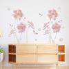 Novo FX-C288 chinês estilo Lotus em relevo Ano após ano Sala de estar quarto corredor casa adesivos de parede decorativos