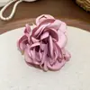 Anel Aberto Flor de Seda em Tecido, Super Estilo Fada e Doce Temperamento, Anel para Dedo Indicador, Anel com Design de Nicho Moderno e Único