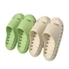 Pantuflas de baño de secado rápido para hombre, suela gruesa de EVA, cómodas para caminar, con drenaje hueco, antideslizantes, silenciosas, adecuadas para uso doméstico