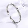 Pulsera de Conejito Moda Coreana para Mujer Personalidad Joker Chapada en Plata Retro Animales del Zodiaco Chino Viejo Pulsera Venta al por Mayor