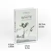 Libro inglés falso de color liso que se puede abrir, caja de almacenamiento de libro imitación inglesa rústica, pieza decorativa para escritorio de casa modelo