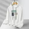 Sudadera deportiva para hombre engrosada, nuevo modelo 2025, chaqueta con capucha para primavera y otoño, top casual de moda de marca ins