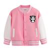 Chaqueta de Béisbol de Primavera y Otoño para Niños y Niñas 2026 Nuevo Top con Bloques de Color para Niños Mayores Chaqueta de Invierno con Forro Polar Trendy