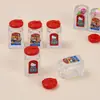 Frascos Pequeños Dulces y Divertidos con Temática de Comida, Piezas de Accesorios Hechas a Mano Creativas de Dibujos Animados, Piezas Pequeñas de Resina de Pegamento de Crema, Materiales al por Mayor
