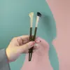 15 Pincéis de Sombra Banhados a Ouro com Bolsa para Fixar Maquiagem, Contorno, Não Borrar, Esfumar, Corrigir e Iluminar, Conjunto de Pincéis de Maquiagem com Cerdas Macias