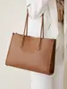 Bolso de Hombro Versátil de Gama Alta para Mujer, Bolso Tote de Gran Capacidad, Bolso de Mano Nuevo de Piel Genuina para Mujer