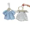 Conjunto Novo Estilo Verão para Meninas 2026 Novo Bebê Estiloso Xadrez Manga Curta Shorts Infantil Conjunto de Duas Peças Estilo Coreano Tendência