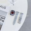 Adecuado para Apple Watch S11 Correa de Reloj iWatch Ultra Patrón H de Apple Correa de Silicona con Hebilla de Pasador