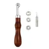Herramientas para Manualidades en Cuero DIY: Rueda Espaciadora, Rueda Perforadora de Cuero Estilo Americano, Rueda Marcadora, Calibrador de Espaciado de Puntos