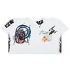 Coleção Ts Travis Scott Cactus Jack Estilo Joint Casual Gola Redonda Manga Curta Masculino e Feminino Verão Masculino
