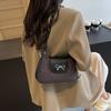 Bolso de Mujer Estilo Coreano Bolso Baguette con Lazo para Niña Nuevo Bolso Casual con Textura Moda Casual Hombro Cruzado