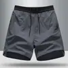 Pantalones Cortos Deportivos Casuales Transpirables de Secado Rápido de Seda de Hielo para Hombres y Mujeres, Verano Sueltos Talla Grande para Correr y Fitness