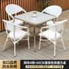 Mesa y silla de balcón combinación de mesa y silla para exteriores aleación de aluminio malla mesa y silla juego de mesa y silla con sombrilla para el sol ocio exterior impermeable