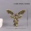 Anjo da Guarda de Latão Estátua Vintage de Cupido Pequeno Ornamento Decoração de Mesa Decoração de Casa Atacado