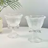 Taça de Sorvete com Haste Alta de Alto Valor Taça de Gelatina Taça de Café de Vidro Taça de Champagne Vinho Doce Taça de Coquetel