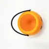 Suministro de artículos de Halloween para niños, mini cubo de calabaza portátil, nueva herramienta para dulces, cubo de calabaza de plástico