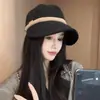 Gorra de Pato Estilo Hepburn Retro de Primavera y Otoño para Mujer, Sombrero de Pescador Versátil de Pana de Moda para Compras y Salidas Gorra de Béisbol